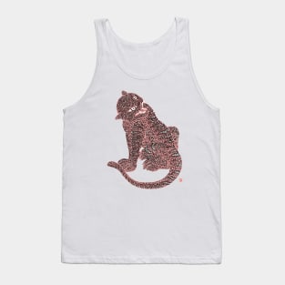 Pink Tiger -Minhwa Korean folk art Tank Top